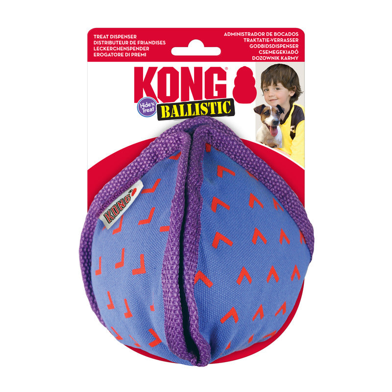 KONG Ballistic Hide n Treat Toy For Dogs And Puppies - Large