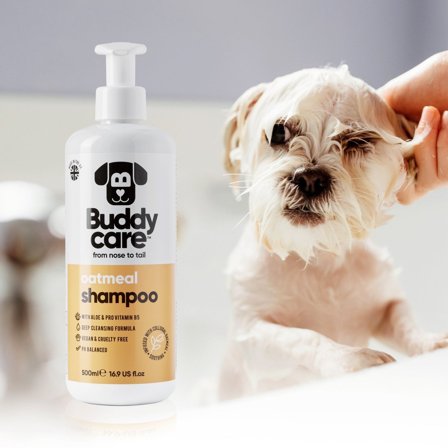 Buddycare Oatmeal Dog Shampoo 500 ml - The Bark Side