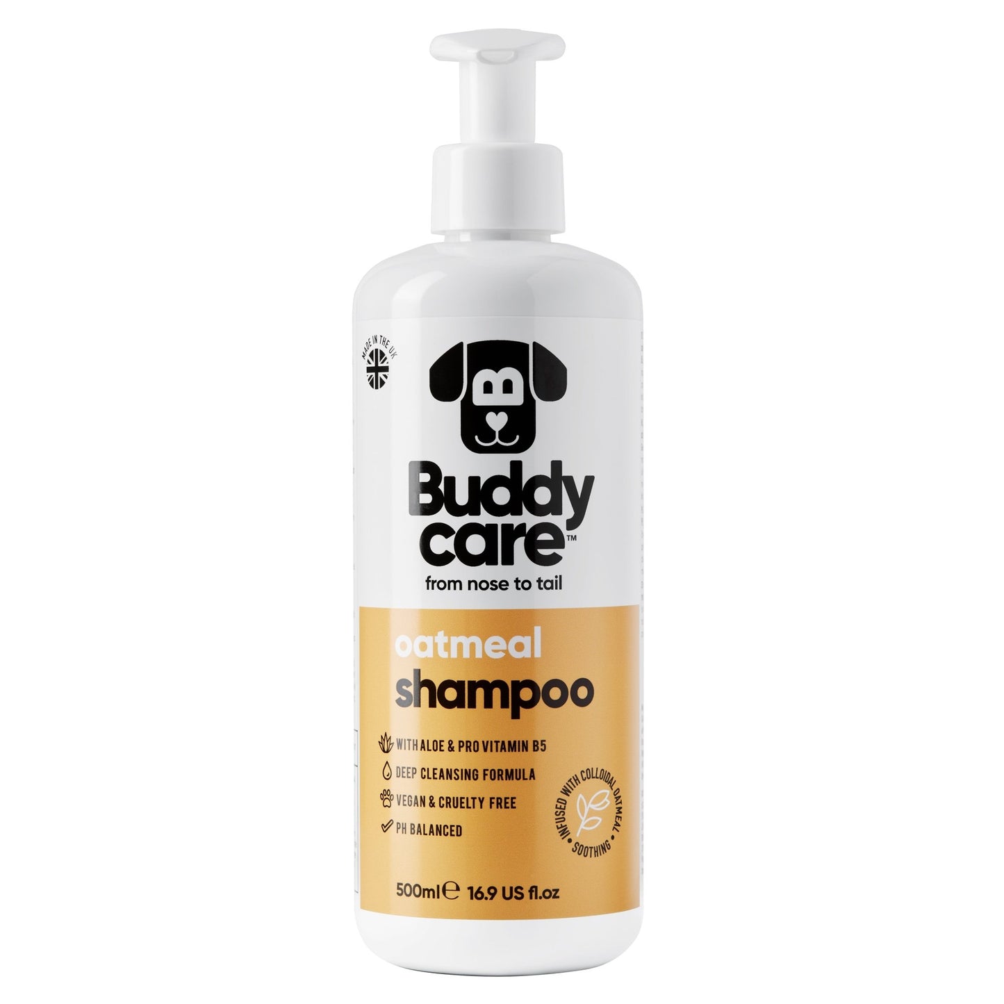 Buddycare Oatmeal Dog Shampoo 500 ml - The Bark Side