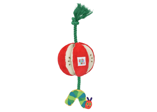 Eric Carle The Very Hungry Caterpillar Apple Rope Dog Toy - The Bark Side