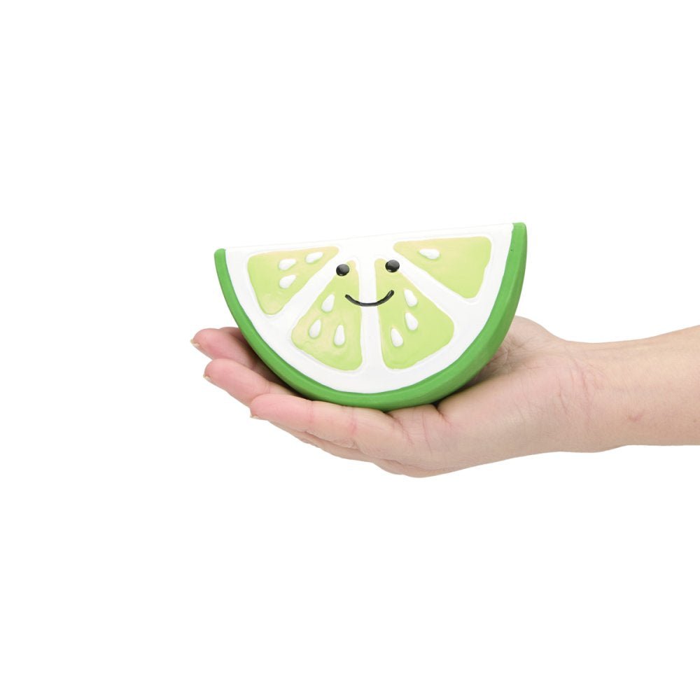 Foodie Faces Lime Dog Toy by Petface - The Bark Side