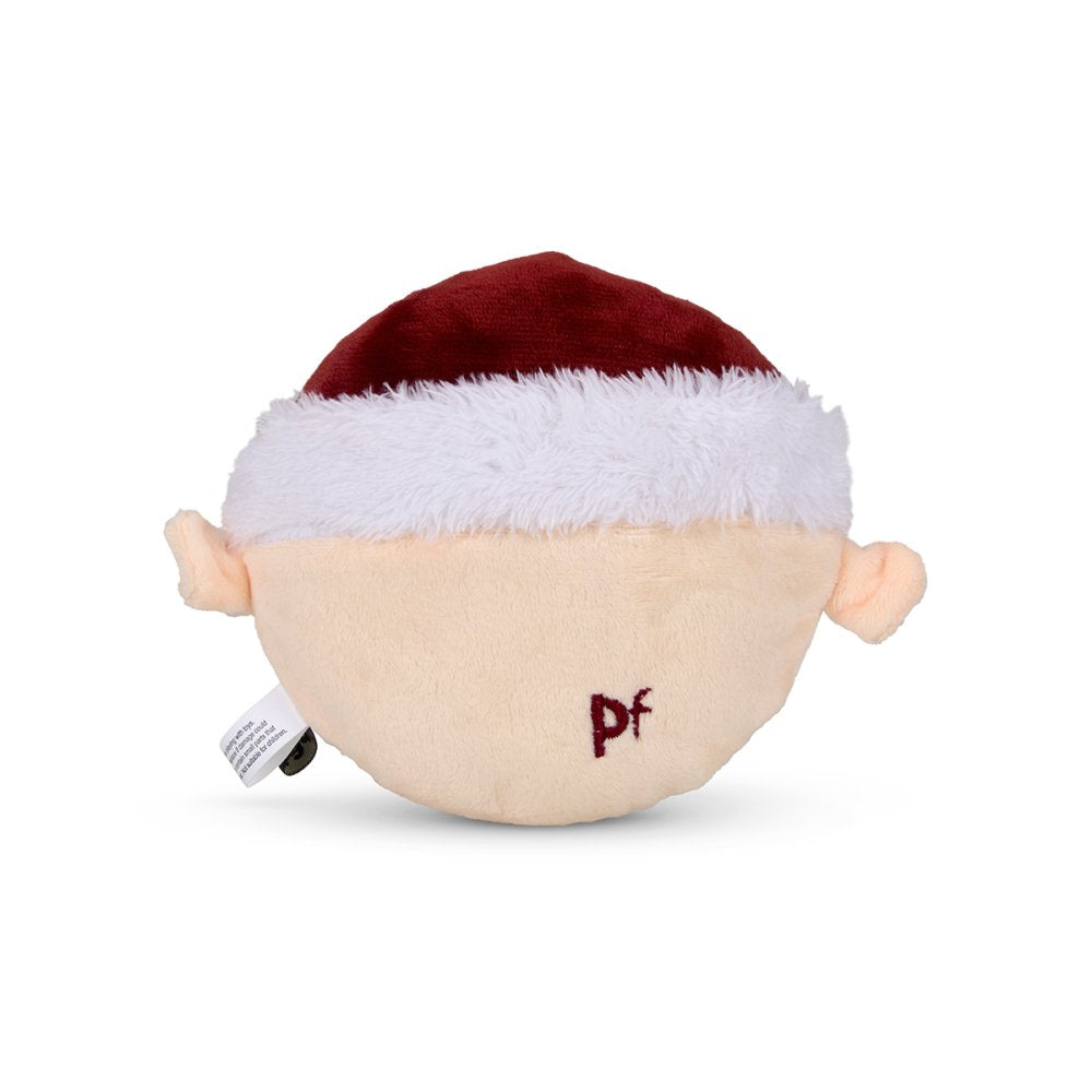 Squeaky Santa Face Plush Christmas Dog Toy by Petface