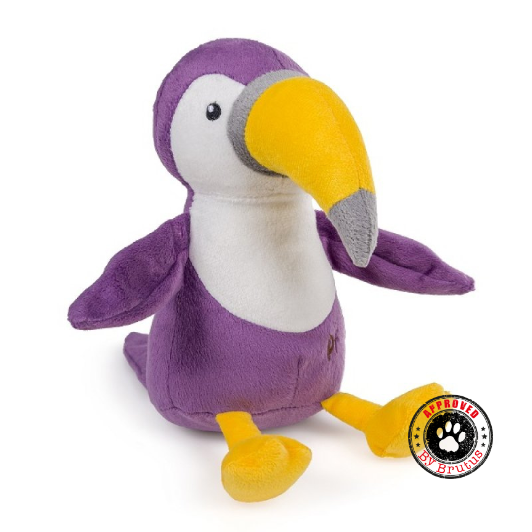Petface Planet Tegan Toucan Plush Dog Toy-0