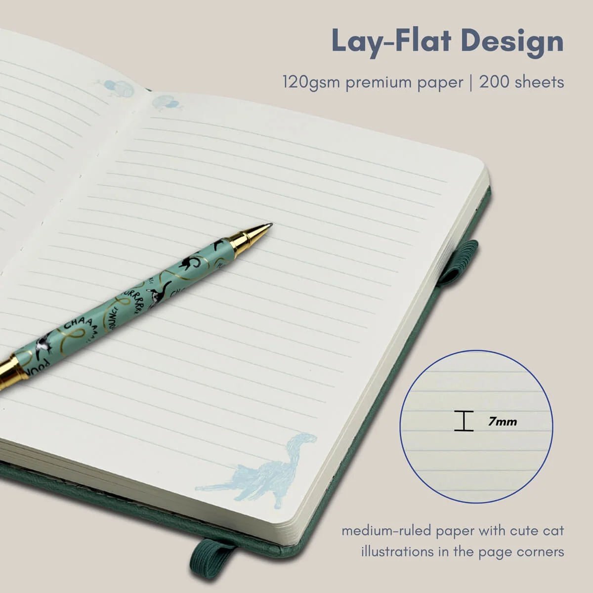 Battersea Cats Notebook And Pen Gift Set - The Bark Side