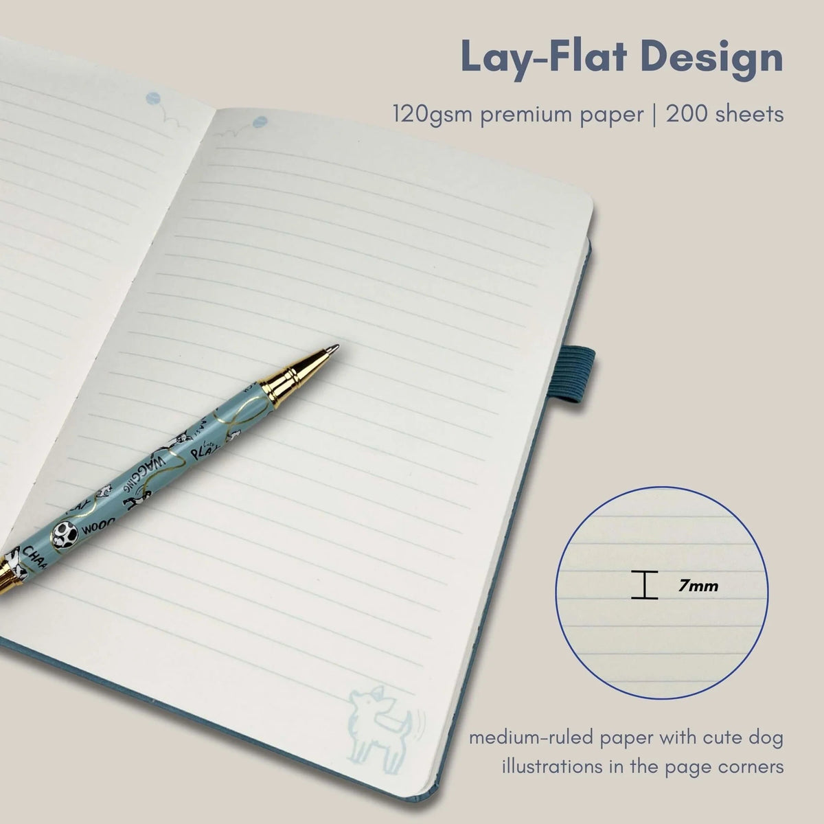 Battersea Dogs Notebook And Pen Gift Set - The Bark Side