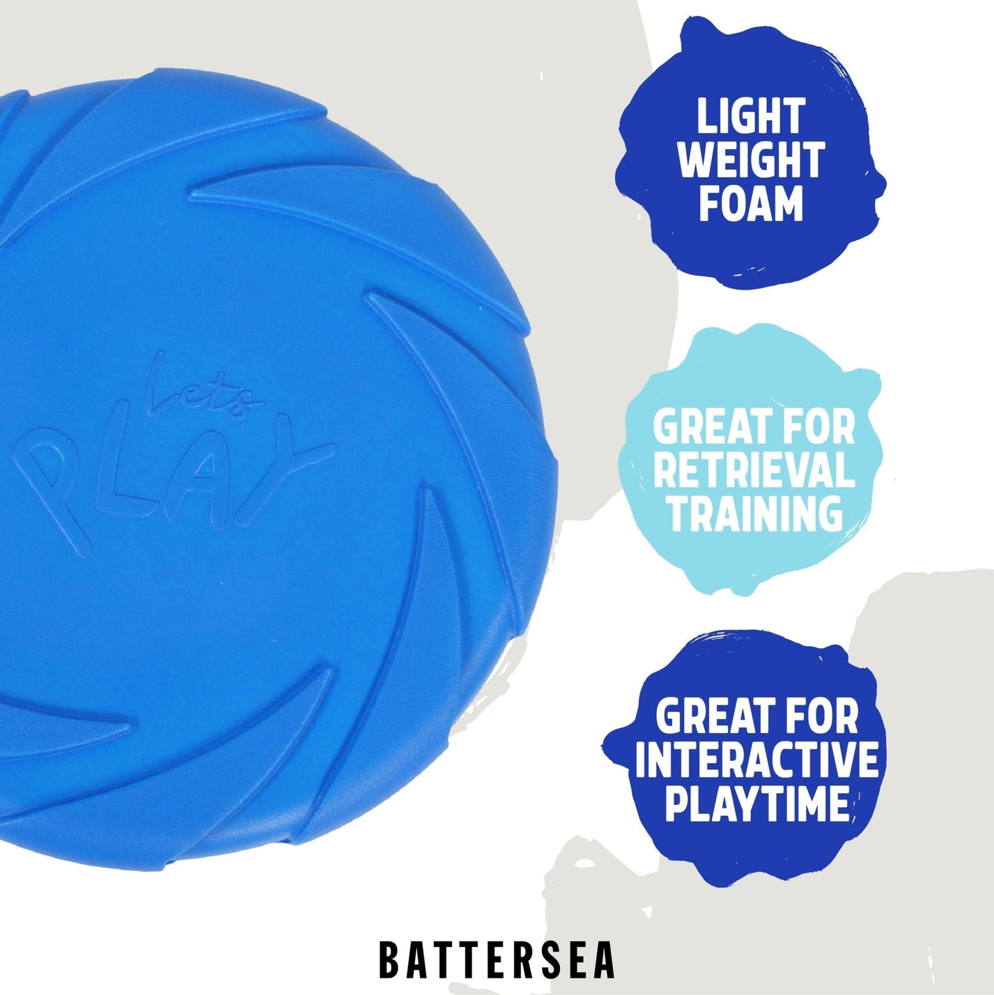 Battersea Foam Frisbee Dog Toy - The Bark Side