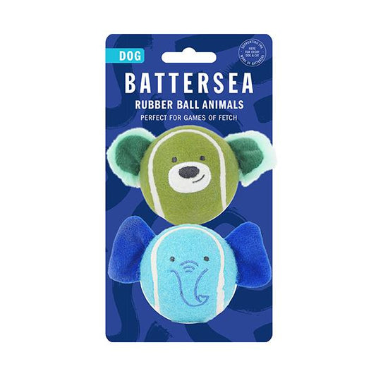 Battersea Rubber Ball Animals (2 - pack) - The Bark Side