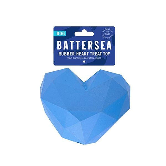 Battersea Rubber Heart Treat Toy For Dogs - The Bark Side