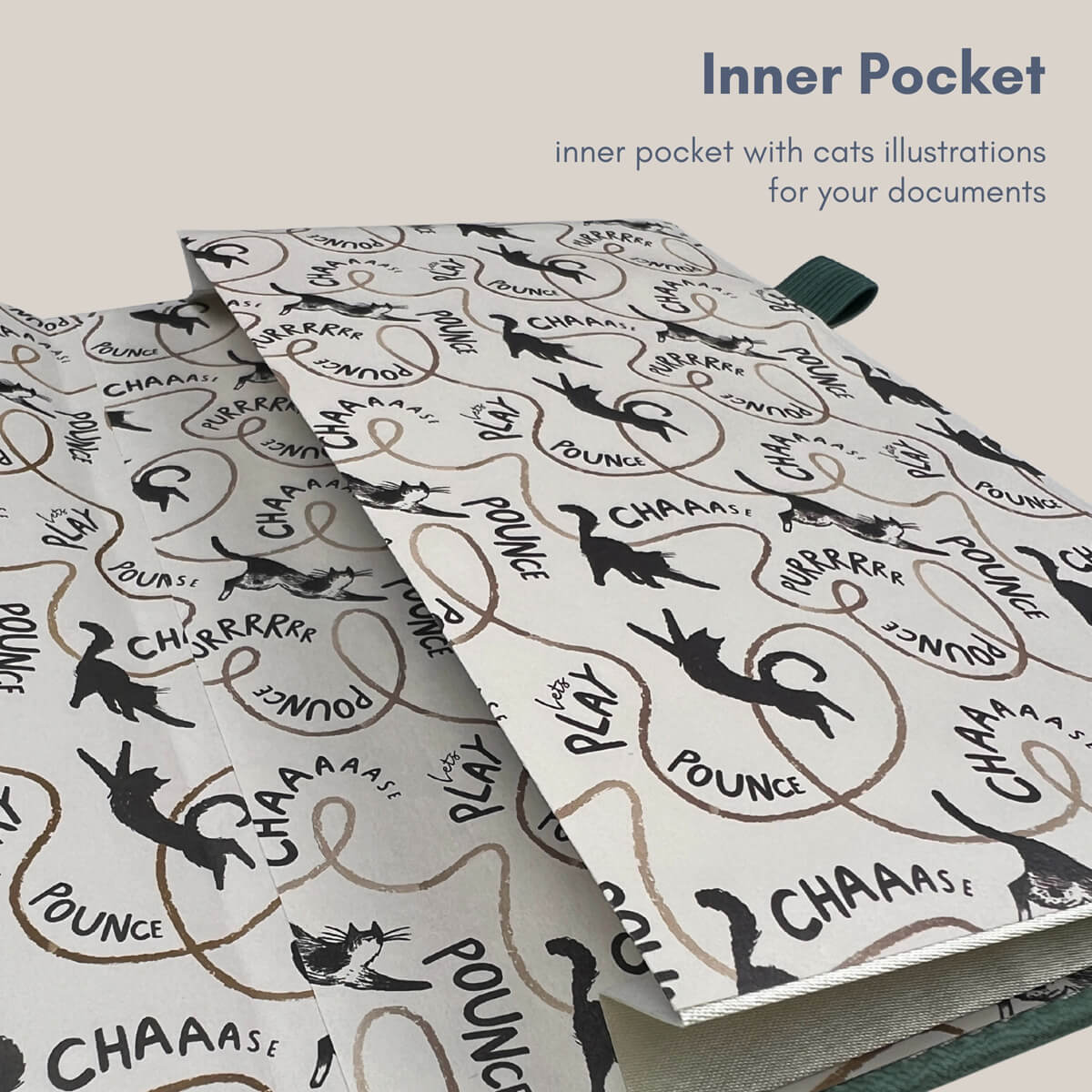 Battersea Cats Vegan Leather-Covered Notebook