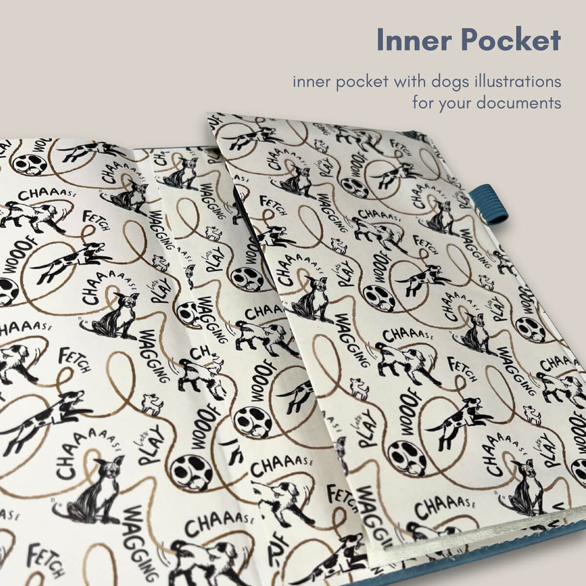 Battersea Dogs Vegan Leather-Covered Notebook