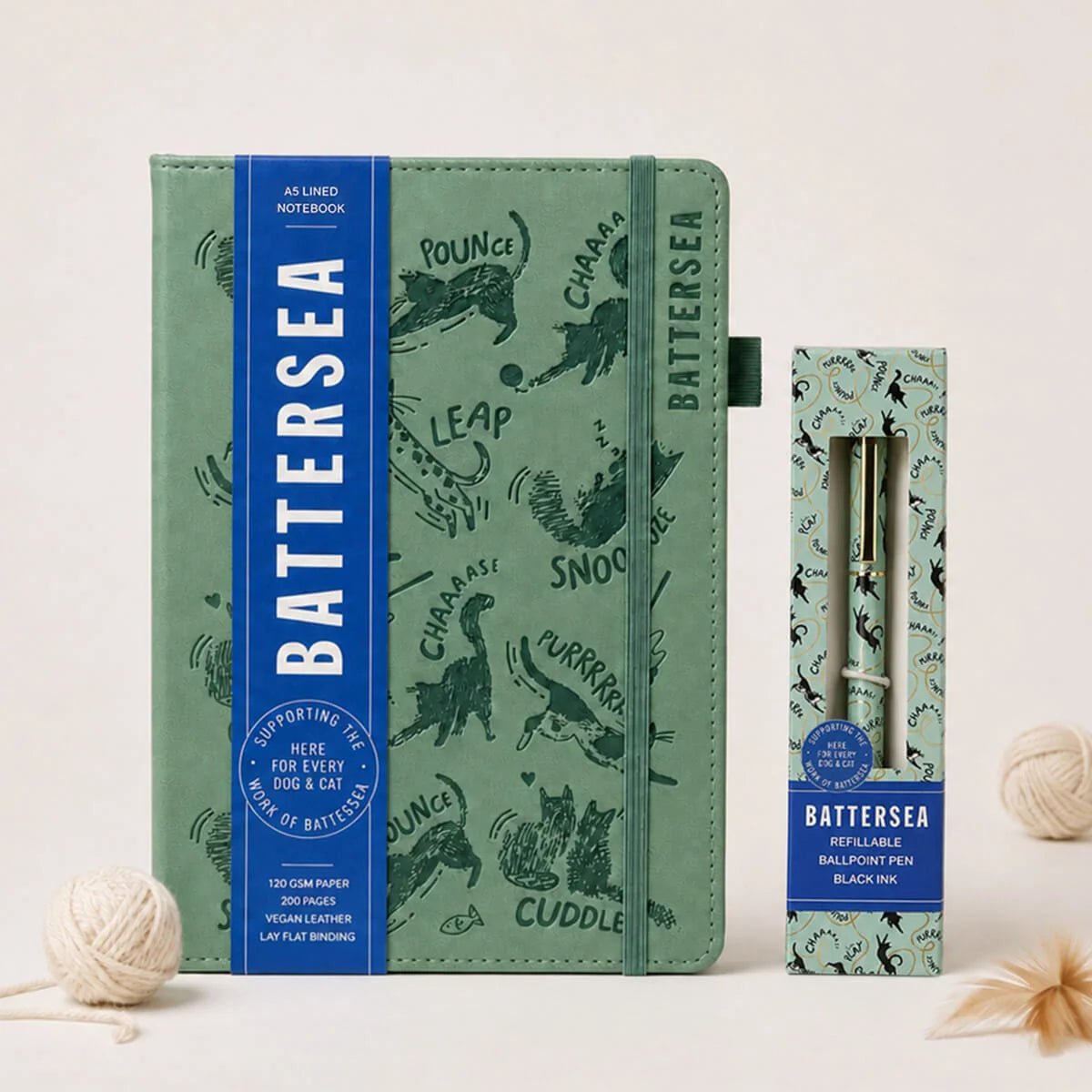 Battersea Cats Notebook And Pen Gift Set