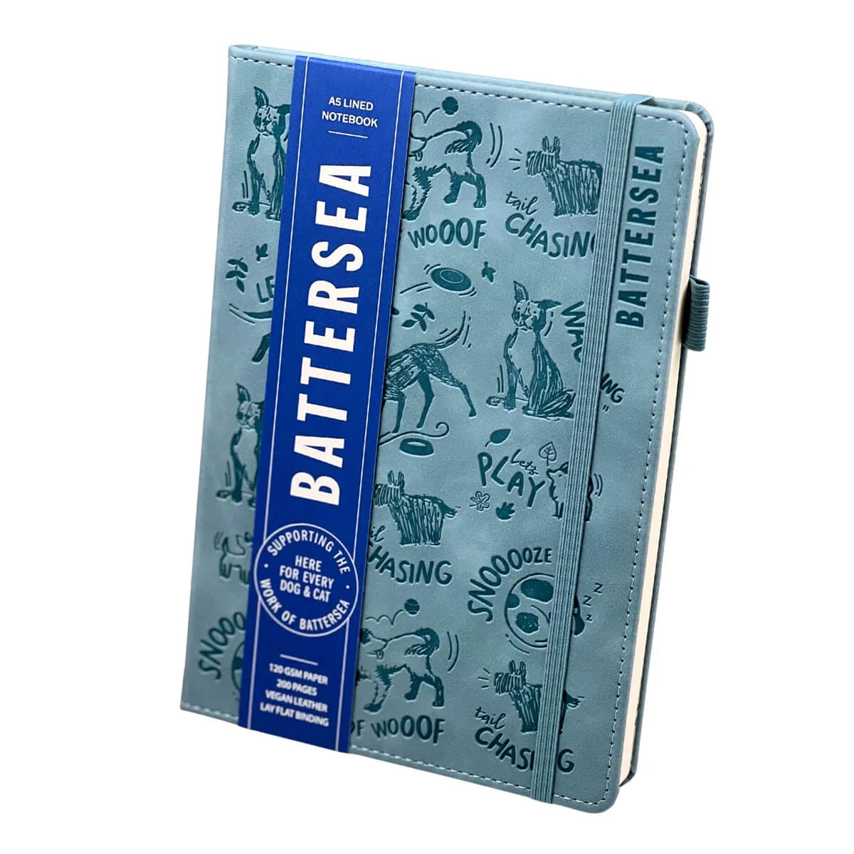 Battersea Dogs Vegan Leather-Covered Notebook