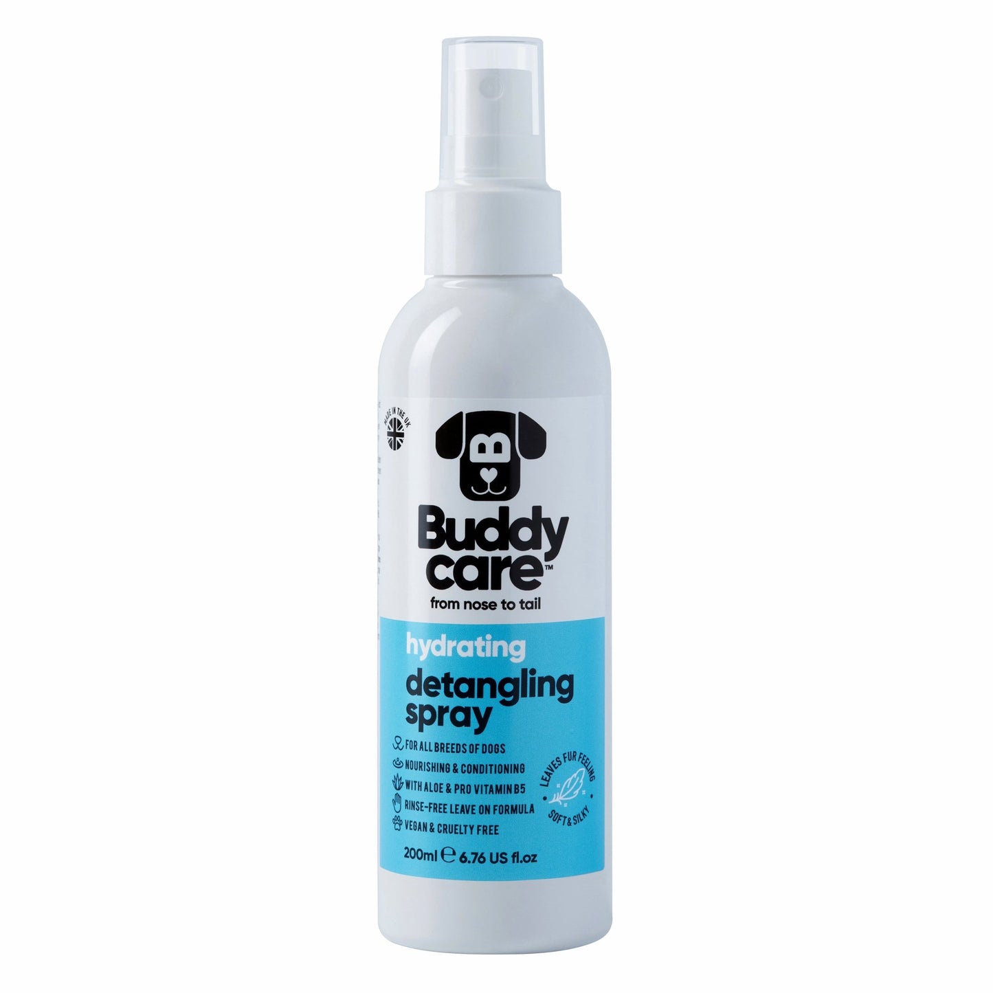 Buddycare Dog Hydrating Detangling Spray 200ml - The Bark Side