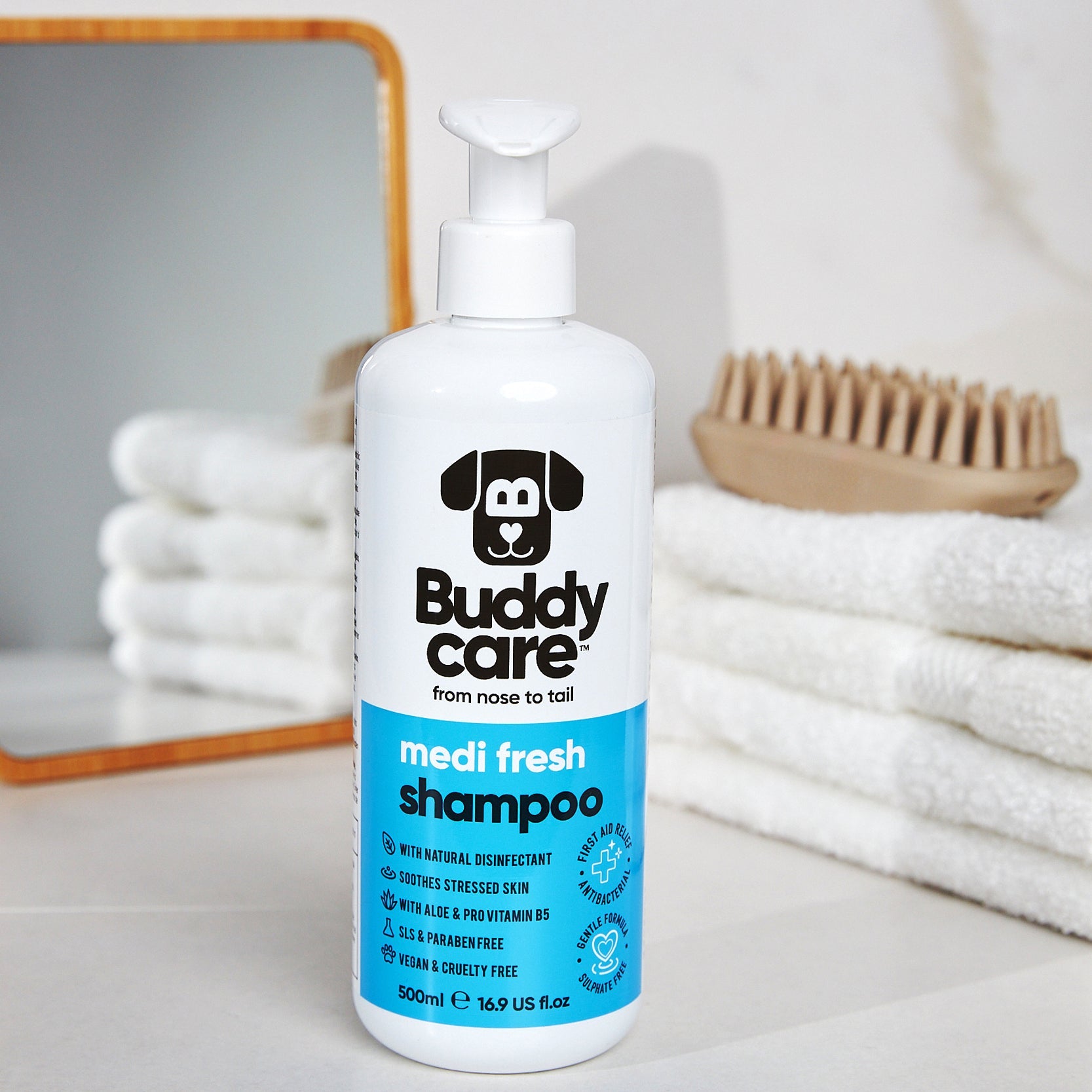 Buddycare Medi Fresh Dog Shampoo 500 ml - The Bark Side