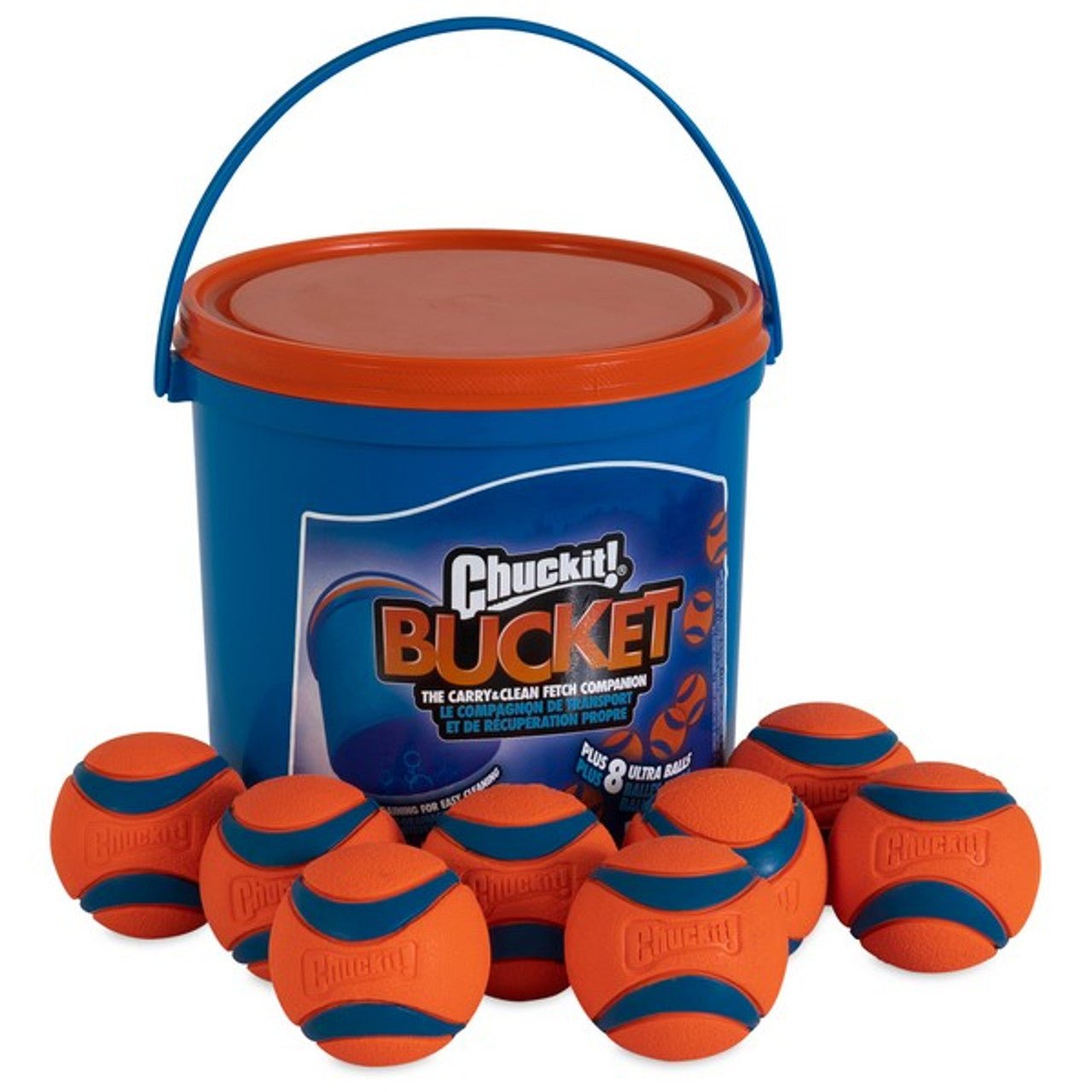 Chuckit! Bucket Including 8 Ultra Balls - Medium - The Bark Side
