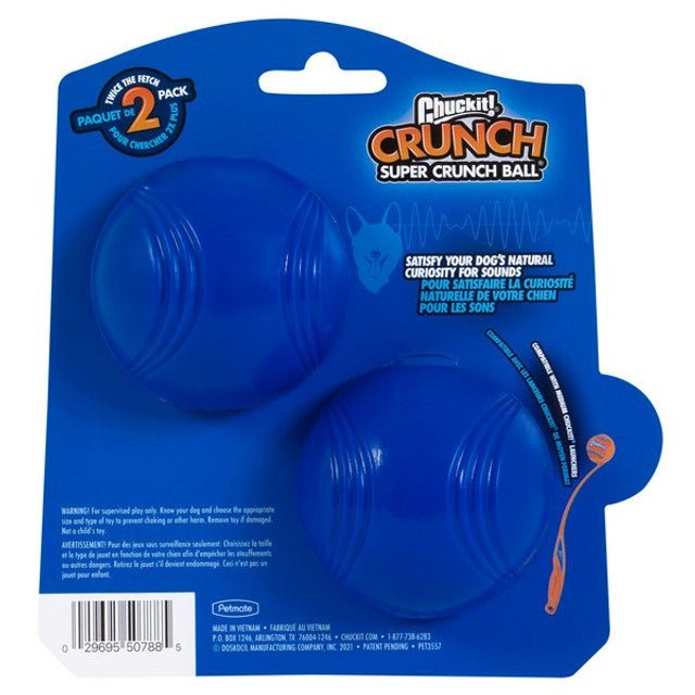 Chuckit! Super Crunch Ball 2pk Medium - The Bark Side