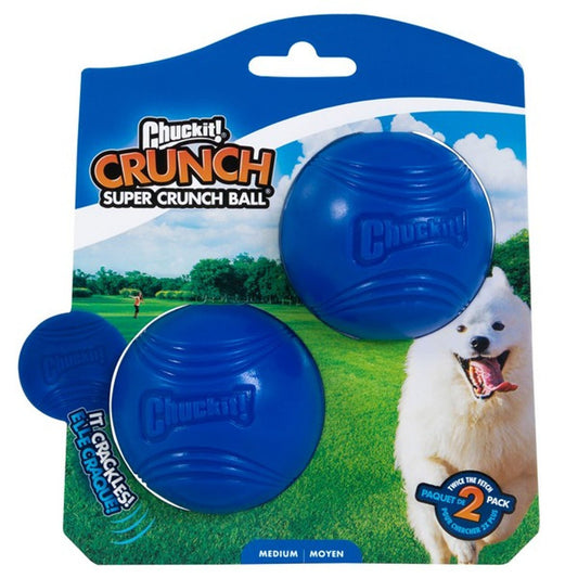 Chuckit! Super Crunch Ball 2pk Medium - The Bark Side
