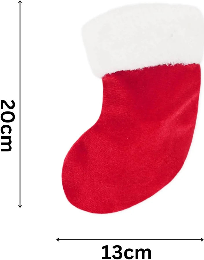 Christmas Cat Stocking Toy With 5 Balls