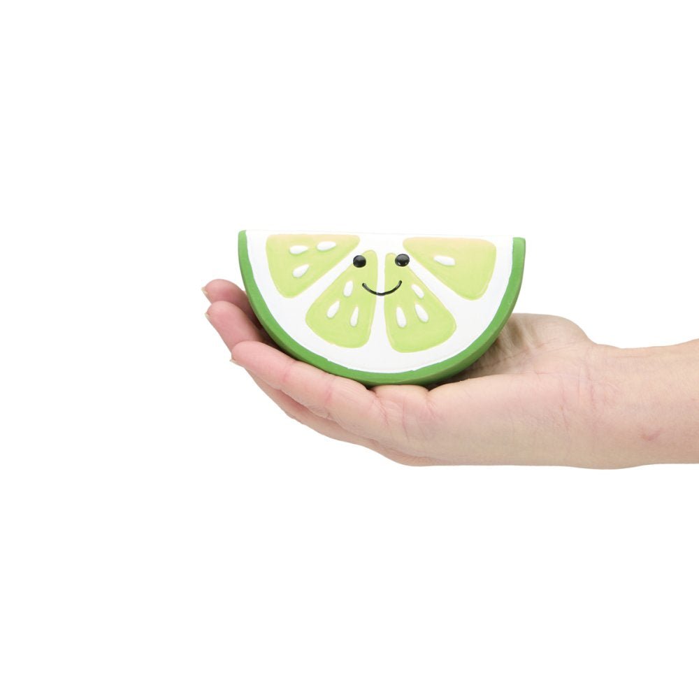 Foodie Faces Lime Dog Toy by Petface - The Bark Side