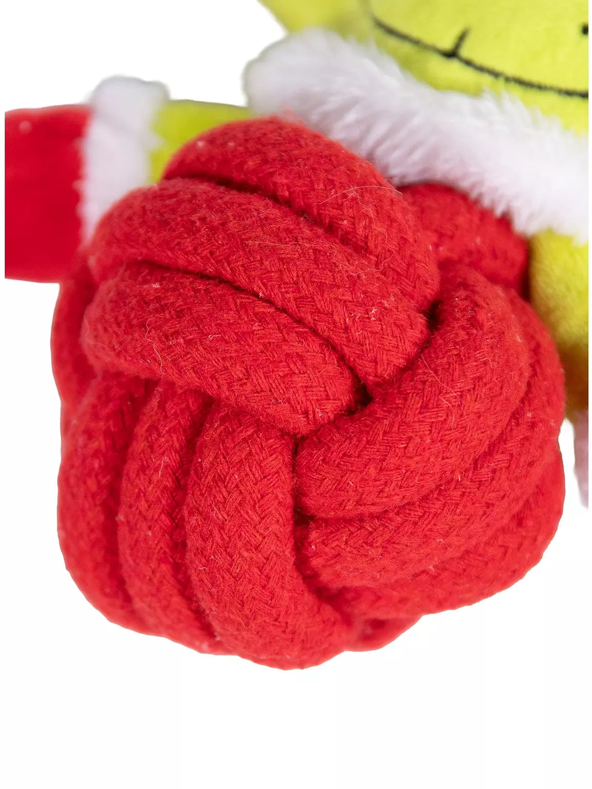 Grinch by Dr Seuss Christmas Rope Ball Dog Toy