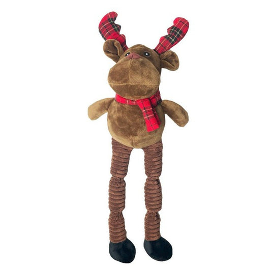 HappyPet Christmas Dog Toy Squeaky Long Legs Reindeer - The Bark Side