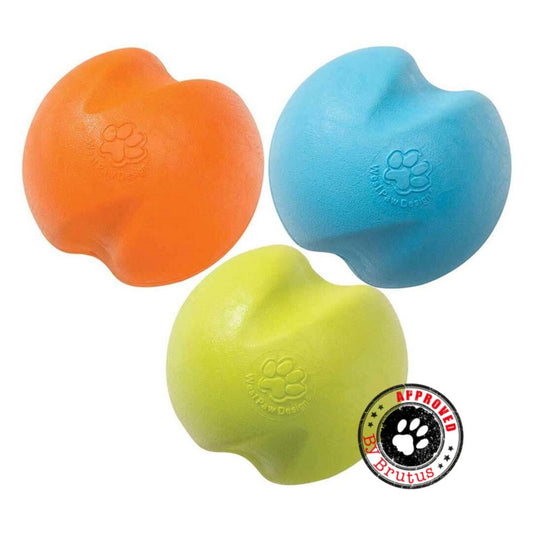 Jive Ball Dog Toy by West Paw - Guaranteed For Tough Chewers - The Bark Side