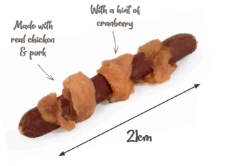 Jumbo Pig In Blanket Festive Dog Treat - The Bark Side