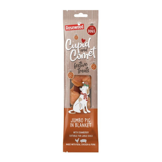 Jumbo Pig In Blanket Festive Dog Treat - The Bark Side