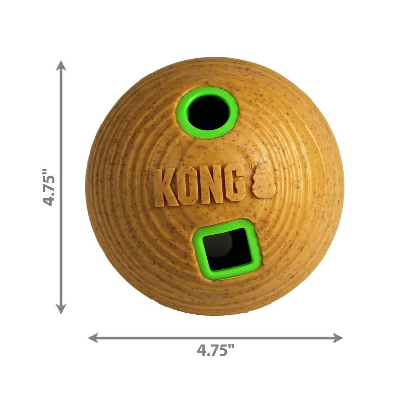 KONG Bamboo Feeder Ball - Medium - The Bark Side