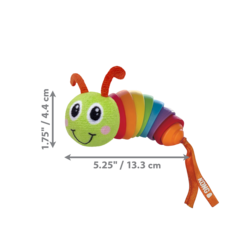 KONG Cat Bat - A - Bout Clackz Caterpillar Cat Toy - The Bark Side