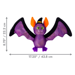 KONG Halloween Shakers Shimmy Bat Dog Toy - The Bark Side