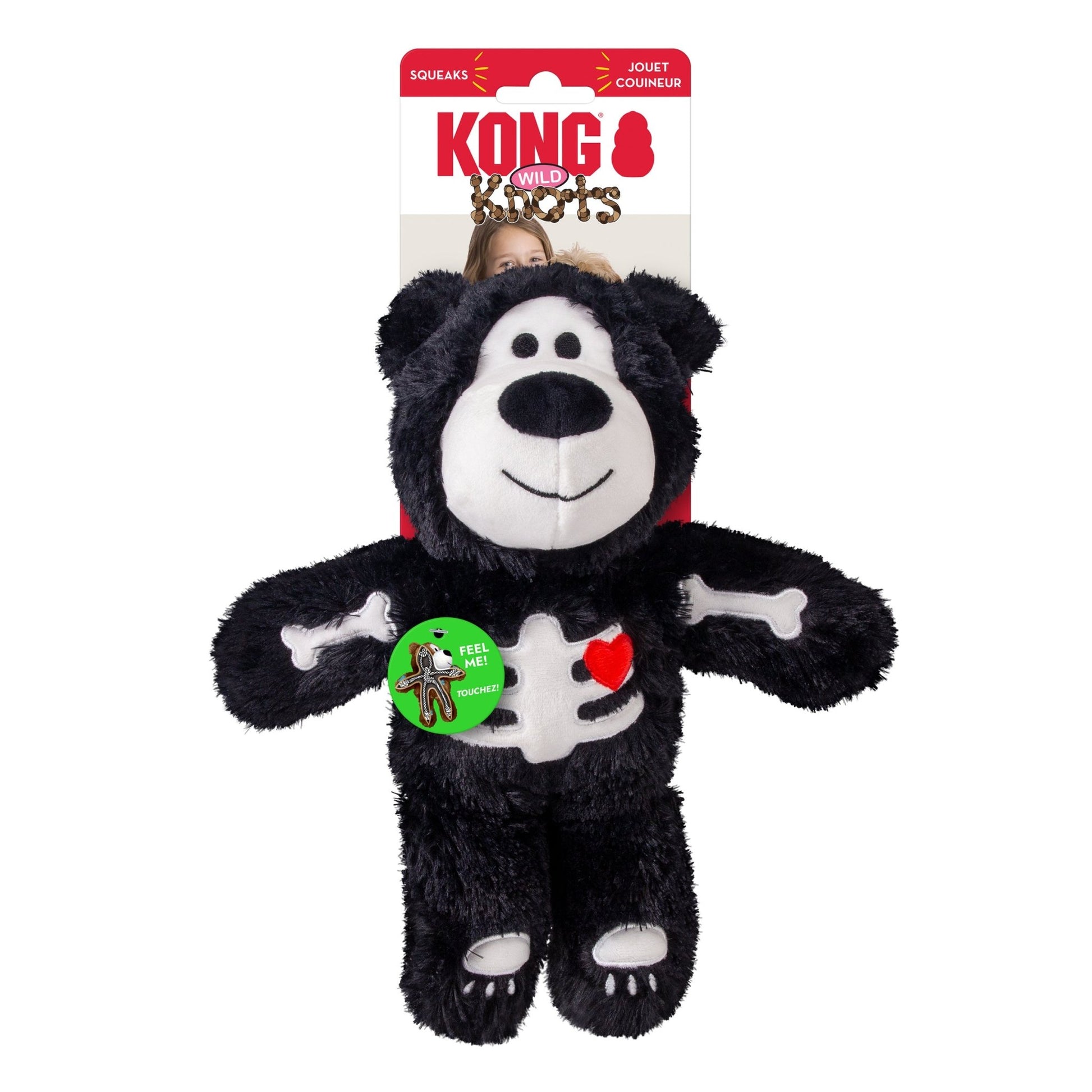 KONG Halloween Wild Knots Skeleton Bear - Med/Large - The Bark Side