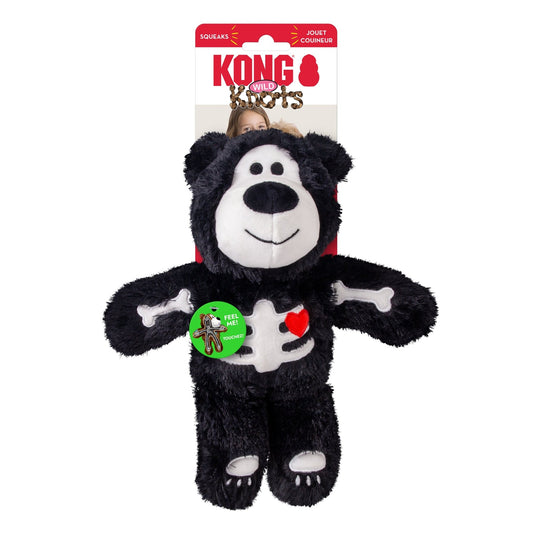 KONG Halloween Wild Knots Skeleton Bear - Med/Large - The Bark Side