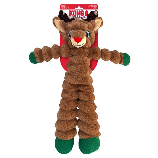 KONG Holiday Shakers Crumples Reindeer XL - The Bark Side