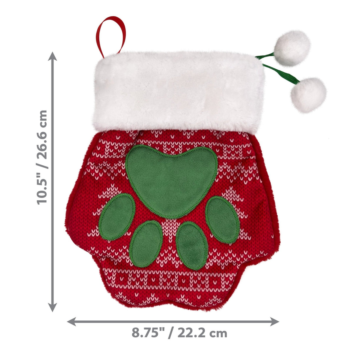KONG Holiday Stocking Paw - The Bark Side