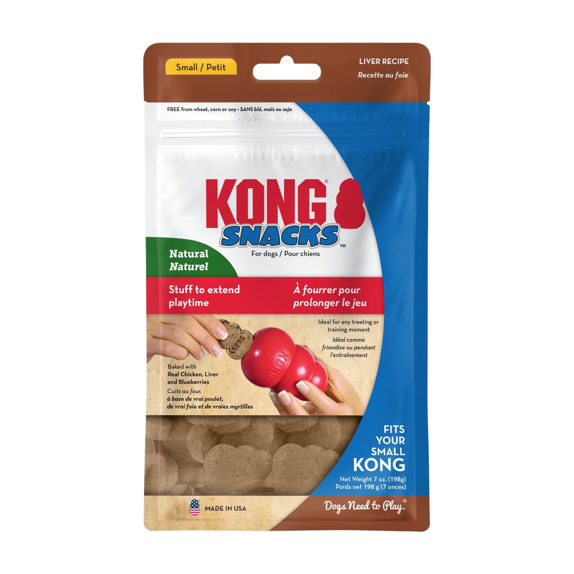 KONG Snacks For Adult Dogs - Liver - The Bark Side