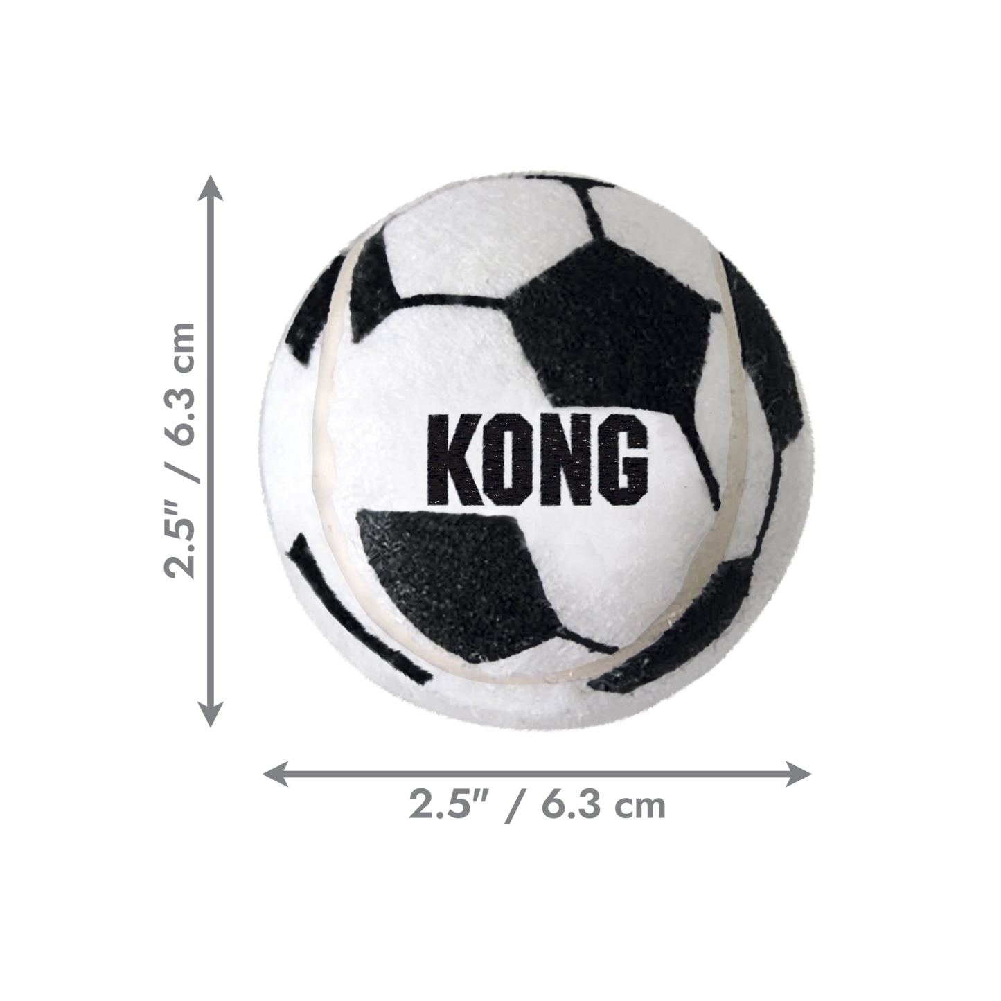 KONG Soccer Ball Dog Toy - Regular - The Bark Side