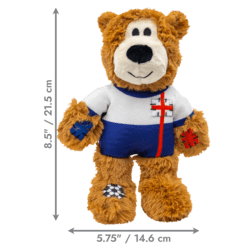 KONG Wild Knots World Cup England Team Sports Bear Dog Toy - The Bark Side