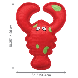 KONG Belly Flops Lobster Dog Toy