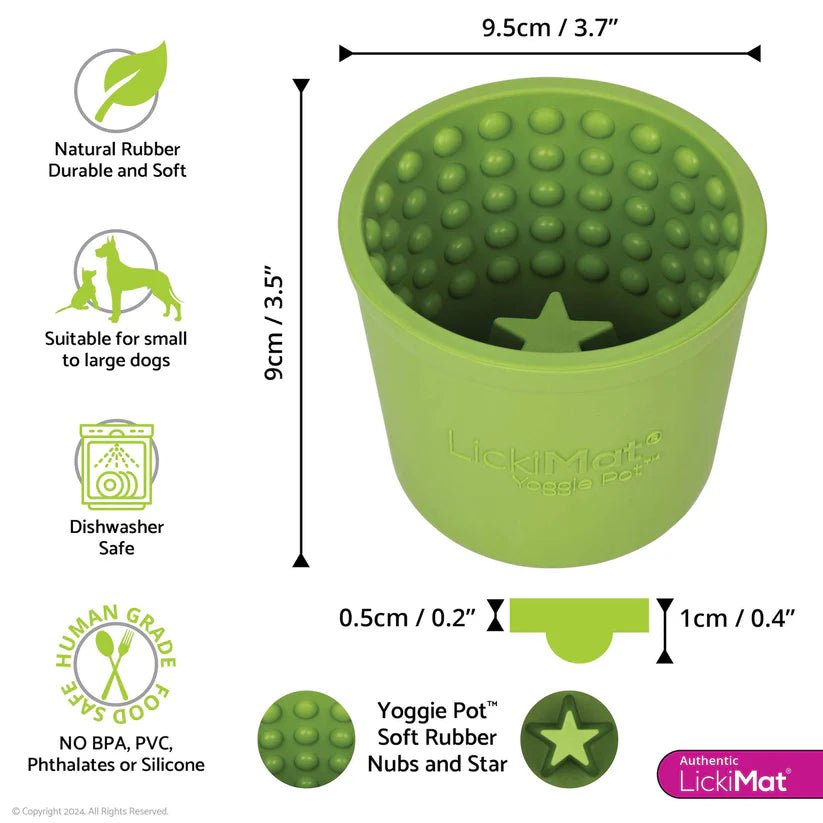LickiMat Yoggie Pot - The Bark Side