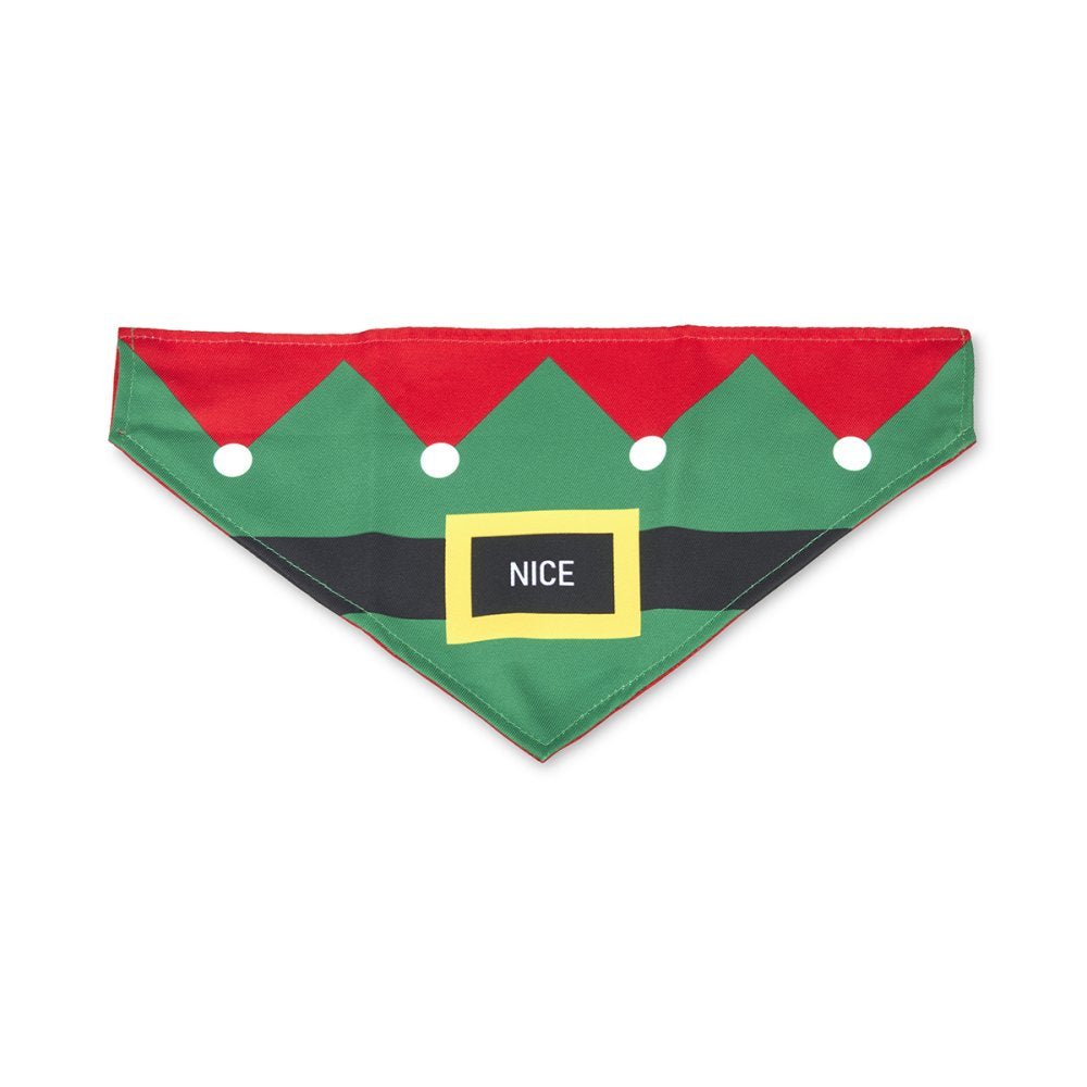 Naughty or Nice Christmas Dog Bandana - The Bark Side