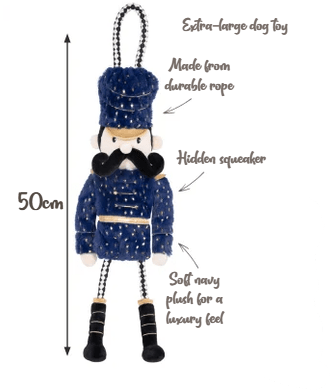 Nermal Nutcracker Christmas Dog Toy - The Bark Side