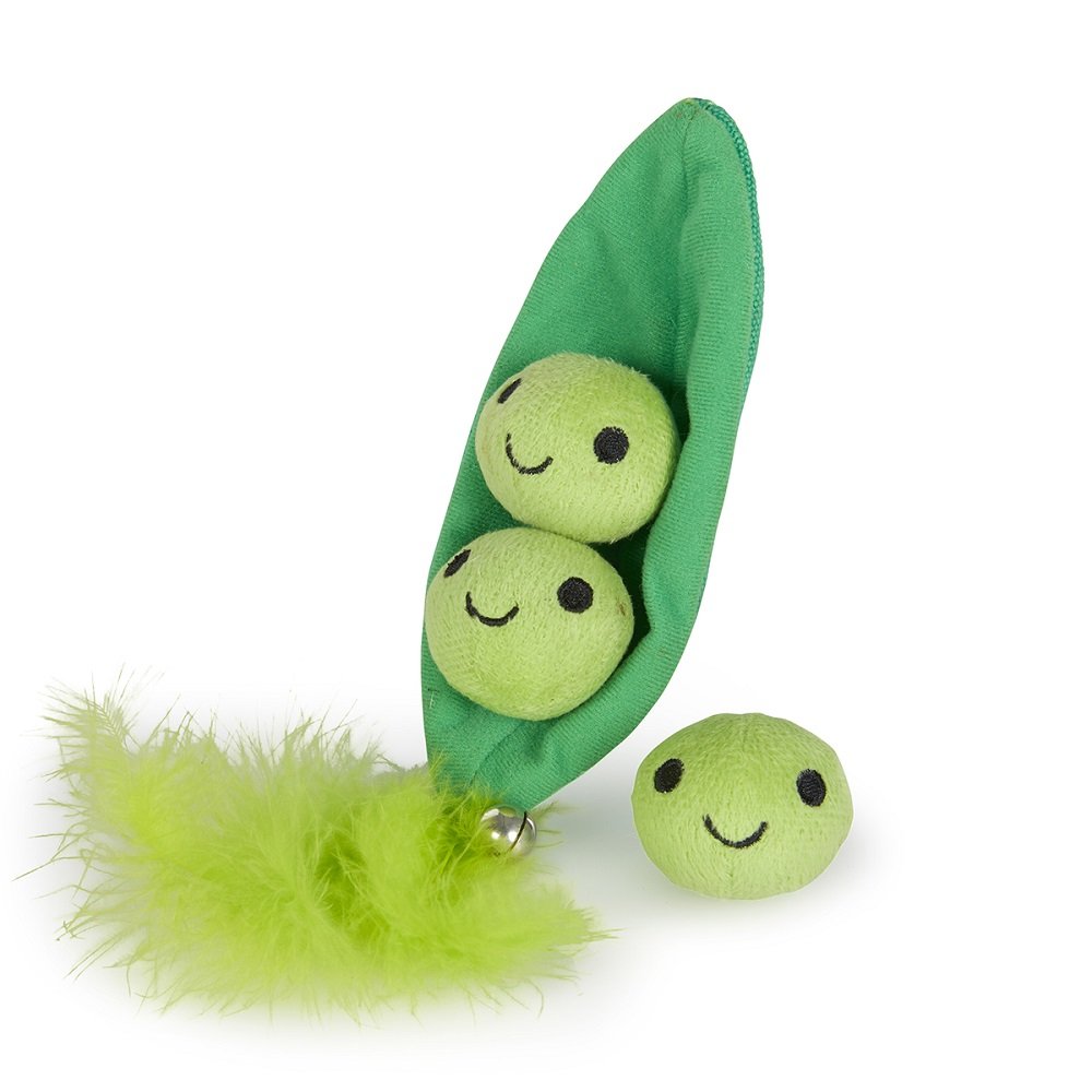 Peas In A Pod Plush Cat Toy by Petface