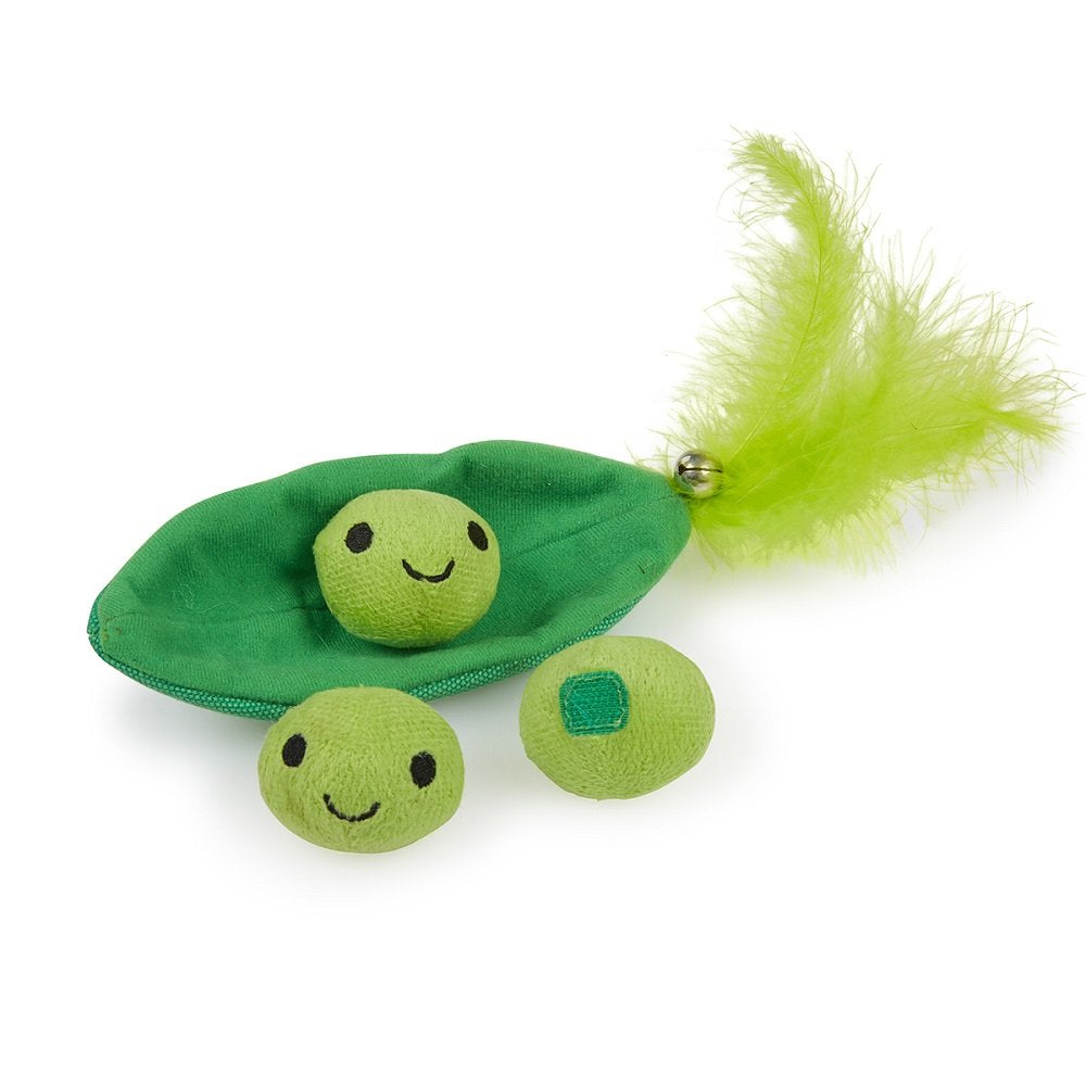 Peas In A Pod Plush Cat Toy by Petface