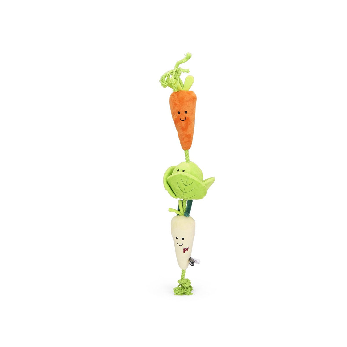 Christmas Veggie Tugger Plush And Rope Dog Toy by Petface