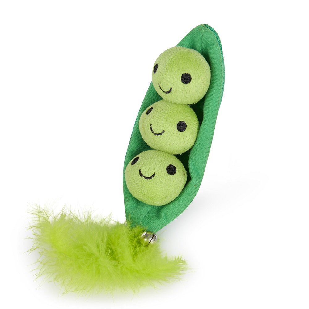 Peas In A Pod Plush Cat Toy by Petface